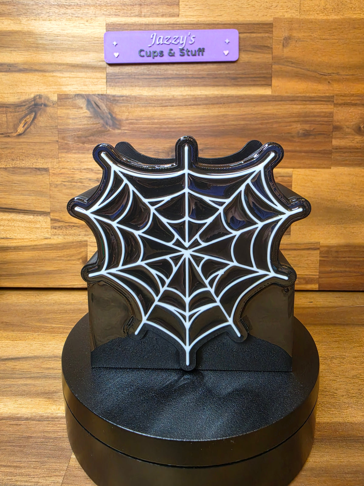 Halloween Spiderweb Pen Holder | 3D Printed Desk Organiser 🕷️🖤